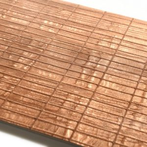 Textured Copper Resin Surface